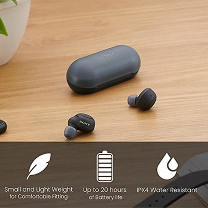 UPDATE: ALIVE AGAIN! Sony True Wireless Headphones - Up to 20 Hours Battery - Charging case - Voice Assistant Compatible - Built-in mic for Phone Calls - Reliable Bluetooth - WF-C500B/BZ - Limited Edition - Midnight Black