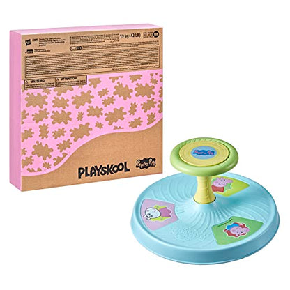 Playskool Peppa Pig Sit 'n Spin Musical Classic Spinning Activity Toy for Toddlers Ages 18 Months and Up (Amazon Exclusive)