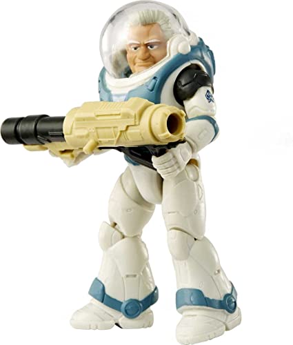 Mattel Disney Pixar Lightyear Space Ranger Alpha Darby Steel Figure, Authentic Action Figure 5 Inch Scale,14 Posable Joints, Collectible Toy 4 Years & Up