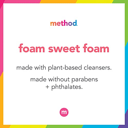 Method Foaming Hand Soap, Lemon Mint, Biodegradable Formula, 10 fl oz (Pack of 3)