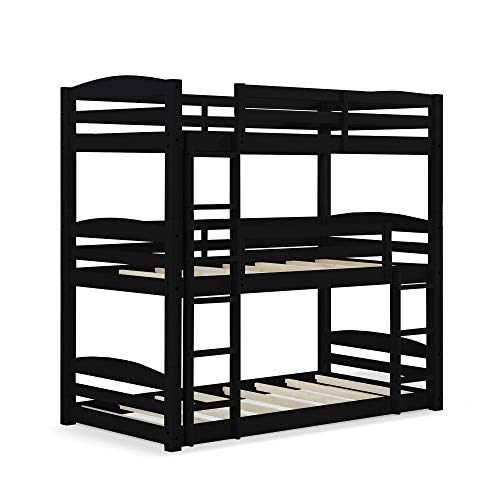 DHP Phoenix Triple Floor Bunk Bed | Black | DL7891TBBB model