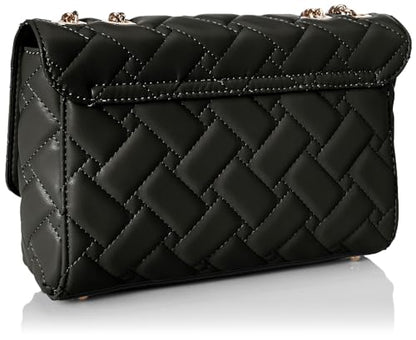 GUESS Alanna Convertible Crossbody Flap, Black