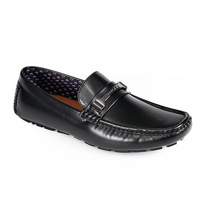 Tommy Hilfiger Men's Axin Loafer, Black 001, 10M
