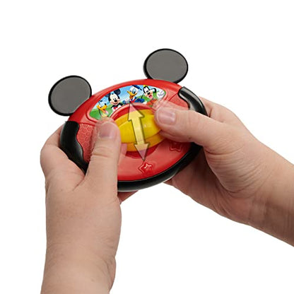 Disney Junior Mickey Mouse Around Town Track Set, 40-piece Remote Control Toy Train, Officially Licensed Kids Toys for Ages 3 Up, Gifts and Presents, Amazon Exclusive