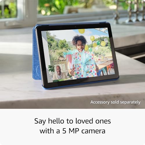 All-new Amazon Fire HD 10 tablet, built for relaxation, 10.1" vibrant Full HD screen, octa-core processor, 3 GB RAM, latest model (2023 release), 64 GB, Black