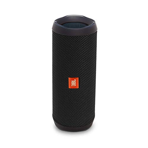 JBL Flip 4, Black - Waterproof, Portable & Durable Bluetooth Speaker - Up to 12 Hours of Wireless Streaming - Includes Noise-Cancelling Speakerphone, Voice Assistant & JBL Connect+