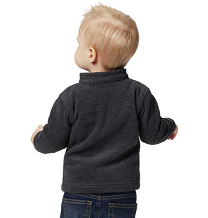 Columbia Toddler Boys Steens Mt II Fleece, Charcoal Heather, 2T
