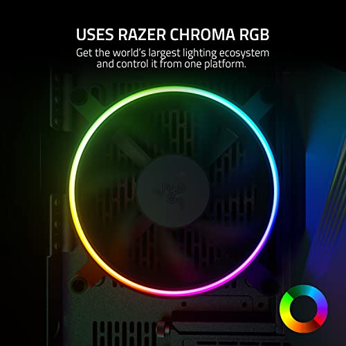 Razer Kunai Hydraulic 140MM aRGB PC Fan: Quiet, Powerful aRGB Fan - PWM Fan Controller Support & Connect Up to 8 Fans - Powered by Razer Chroma RGB - 1 Fan