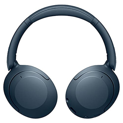 Sony WH-XB910N Extra BASS Noise Cancelling Headphones, Wireless Bluetooth Over The Ear Headset with Microphone and Alexa Voice Control, Blue (Amazon Exclusive)