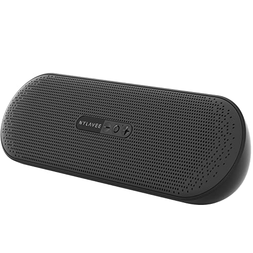 Nylavee Computer Speakers, PC Sound bar for Desktop, HiFi Stereo Soundbar, Large Speaker Drivers, 3.5mm Aux-in Connection, USB Powered Mini Speaker Soundbar for Desktop Monitor, PC, Laptop, Tablets