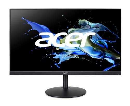 acer CBA242Y Abmiprx 23.8" Full HD (1920 x 1080) Zero Frame Home Office Monitor | AMD Radeon Free Sync | 1ms VRB | 75Hz Refresh | Height Adjustable Stand with Tilt & Pivot (Display, HDMI & VGA Ports)