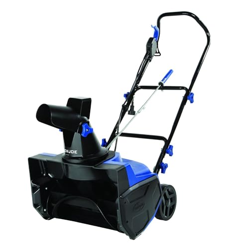 Snow Joe SJ618E Electric Walk-Behind Single-Stage Snow Blower, 18-inch, 13-Amp,Blue