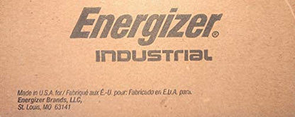 Energizer EN91 Industrial Alkaline Batteries, AA (Box of 144 Batteries) - Made in The USA or Singapore