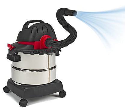 Shop-Vac 5989300 5-Gallon 4.5 Peak HP Stainless Steel Wet Dry Vacuum,Black, Black