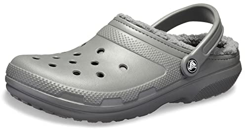 Crocs Classic Lined Clog Slate Grey/Smoke Men's 4, Women's 6 Medium
