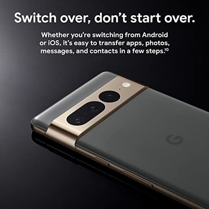 Google Pixel 7 Pro - 5G Android Phone - Unlocked Smartphone with Telephoto/Wide Angle Lens, and 24-Hour Battery - 128GB - Obsidian