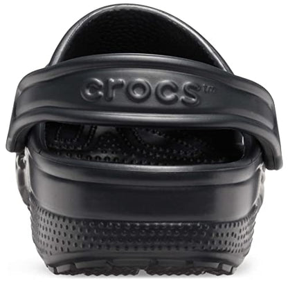 Crocs Unisex-Adult Classic Clogs (Best Sellers), Black, 9 Men/11 Women