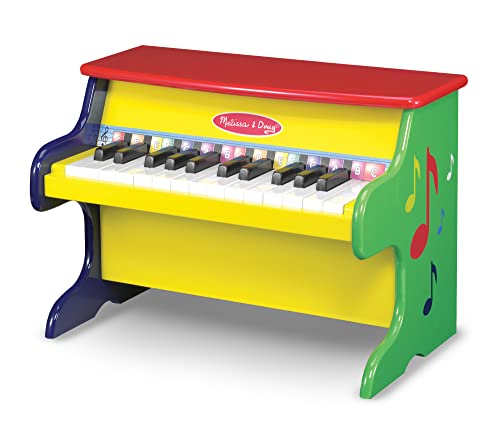 Melissa & Doug Learn-To-Play Piano With 25 Keys and Color-Coded Songbook - Toy Piano For Baby, Kids Piano Toy, Toddler Piano Toys For Ages 3+