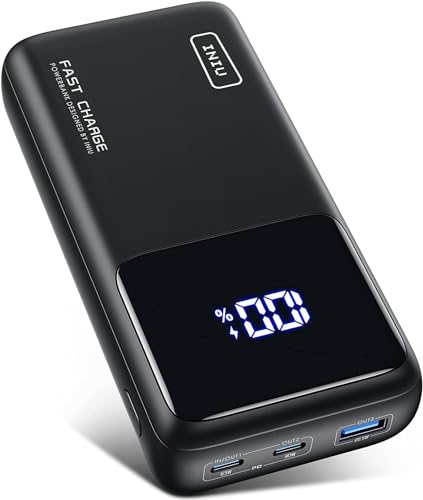 INIU Power Bank, 25000mAh 65W USB C Laptop Portable Charger, PD QC Fast Charging 3-Output External Battery Pack for Laptop MacBook Dell XPS iPad Tablet Steam Deck iPhone 15 14 13 Pro Samsung S22 etc