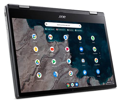 Acer Chromebook Spin 513 Convertible Laptop | Qualcomm Snapdragon 7c | 13.3" FHD IPS Touch Corning Gorilla Glass Display | 4GB LPDDR4X | 64GB eMMC | WiFi 5 | Backlit KB | Chrome OS | R841T-S4ZG, Gray