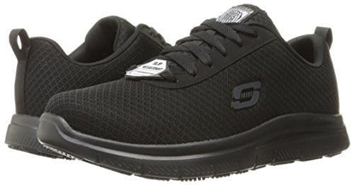 Skechers Men's Flex Advantage Bendon Work Shoe, Black, 10.5