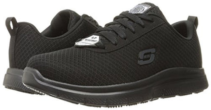 Skechers Men's Flex Advantage Bendon Work Shoe, Black, 10.5