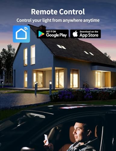 Smart Light Bulbs, E26 A19 Multicolor WiFi RGB Color Changing Light Bulbs, Dimmable, Compatible with Alexa/Google Assistant and Remote App Control, 800LM, 2800~6000K, 4pack