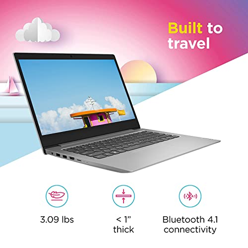 Lenovo 2022 Newest IdeaPad 1 Laptop, 14" Anti-Glare Display, Intel Quad-Core Processor, Intel UHD Graphics, 4GB RAM, 256GB PCIe SSD, Windows 11 + Microfiber Cloth