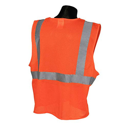 Radians SV2GM3X Class 2 Mesh Safety Vest, Green, 3 Extra Large