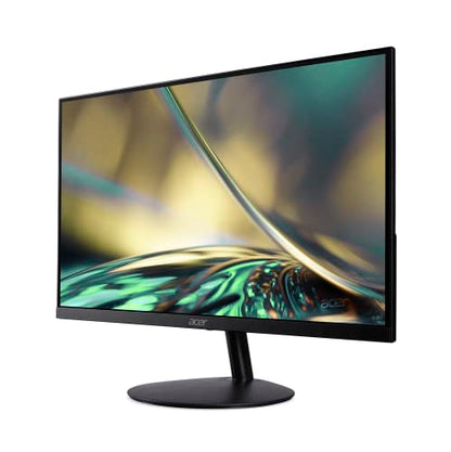 Acer SB242Y EBI 23.8" Full HD (1920 x 1080) IPS Zero-Frame Gaming Office Monitor | AMD FreeSync Technology Ultra-Thin Stylish Design 100Hz 1ms (VRB) Low Blue Light Tilt HDMI & VGA Ports