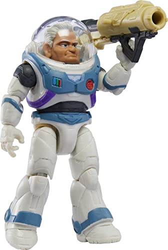 Mattel Disney Pixar Lightyear Space Ranger Alpha Darby Steel Figure, Authentic Action Figure 5 Inch Scale,14 Posable Joints, Collectible Toy 4 Years & Up
