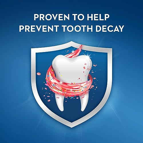 Crest Kids Cavity Protection Toothpaste, Sparkle Fun Flavor, 4.6 oz 4 Pack