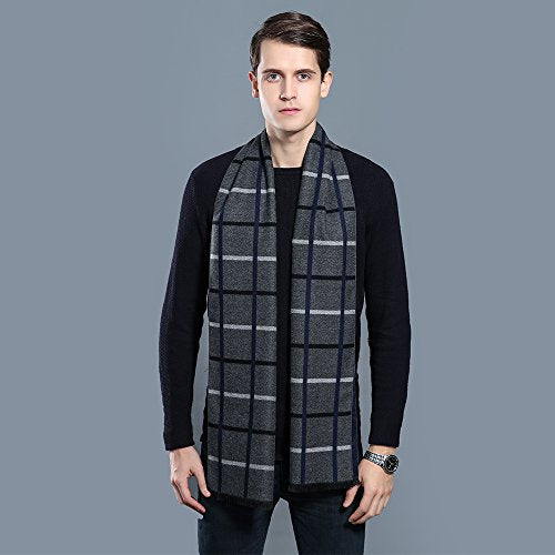 OHAYOMI Mens Scarf Winter Fashion Formal Soft Scarves for Men