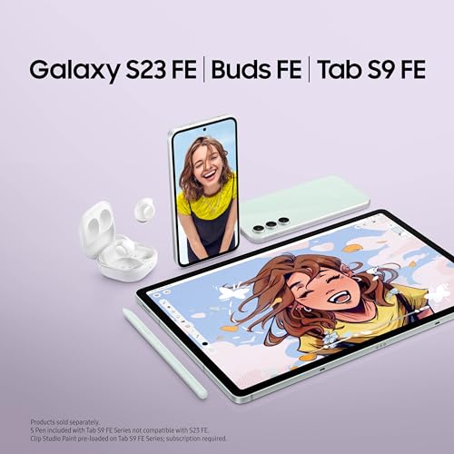 SAMSUNG Galaxy S23 FE Cell Phone, 128GB, Unlocked Android Smartphone, Long Battery Life, Premium Processor, Tough Gorilla Glass Display, Hi-Res 50MP Camera, US Version, 2023, Graphite