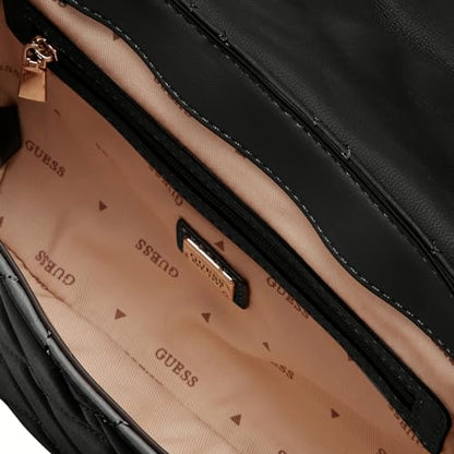 GUESS Alanna Convertible Crossbody Flap, Black