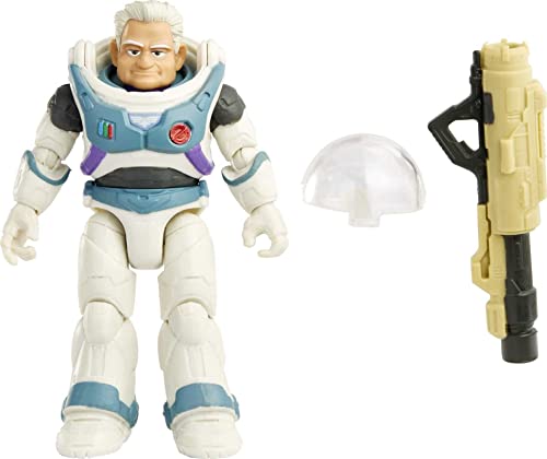 Mattel Disney Pixar Lightyear Space Ranger Alpha Darby Steel Figure, Authentic Action Figure 5 Inch Scale,14 Posable Joints, Collectible Toy 4 Years & Up