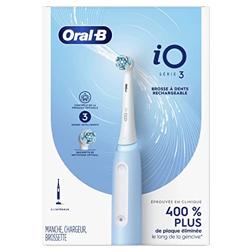 Oral-B iO3 Electric Toothbrush (1) with (1) Ultimate Clean Brush Head and (1) Charger