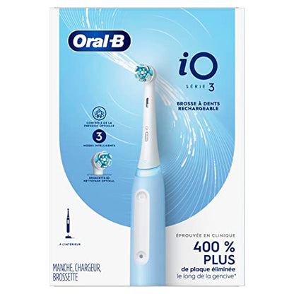Oral-B iO3 Electric Toothbrush (1) with (1) Ultimate Clean Brush Head and (1) Charger