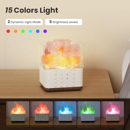 Yormick DIY White Noise Sound Machine for Sleeping, 30 Soothing Natural Sound Night Light, White Noise Sound Machine Baby/Adult Gift, White Noise Sound Machine Office & Yoga Meditation & Bedroom