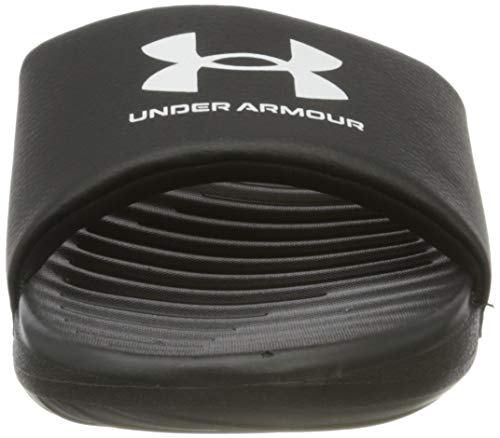Under Armour boys Ansa Fix Slide Sandal, Black (004)/ Black, 1 Little Kid US