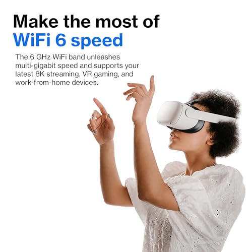Linksys WiFi Mesh 6E Tri-Band Router | Fast and Reliable speeds | Connect 50+ Devices | Coverage of 2,500 Sq Ft | 2021 Release