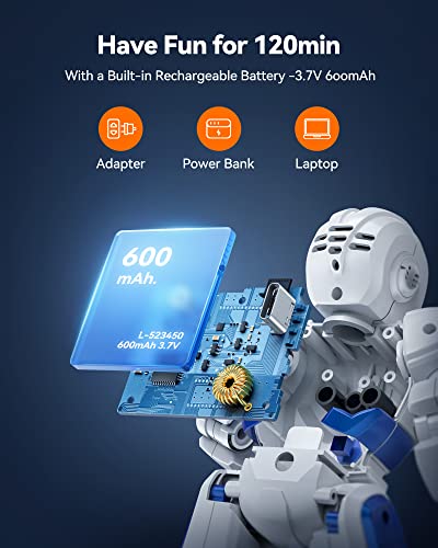 Ruko 6088 Programmable Robot, Gesture Sensing Intelligent Remote Control Robot for Kids 3-6 Years, Christmas Birthday Gift