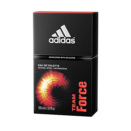 adidas Team Force Eau De Toilette Spray for Men, 3.4 fl oz