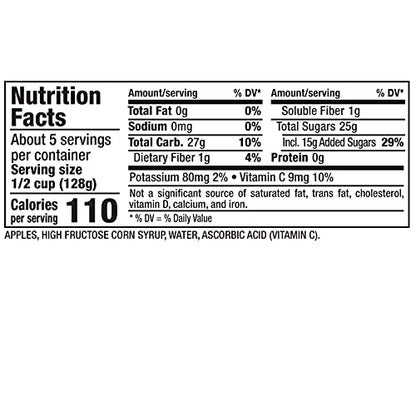 Mott's Applesauce, 24 oz jar (Pack of 12)