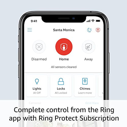 Ring Video Doorbell Wired – Convenient features in a compact design, pair with Ring Chime to hear audio alerts in your home (existing doorbell wiring required)