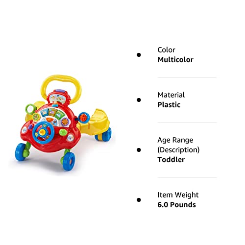 VTech Sit, Stand and Ride Baby Walker, Amazon Exclusive (Frustration Free Packaging)