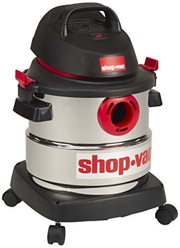 Shop-Vac 5989300 5-Gallon 4.5 Peak HP Stainless Steel Wet Dry Vacuum,Black, Black