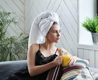 Asiatique Linen – Premium 650 GSM Luxury 8 Piece Bath Towels Set – 100% Ring Spun Cotton Towels for Bathroom – 2 Bath Towels, 2 Hand Towels, and 4 Washcloths – Ideal for Home, Spa & Hotel