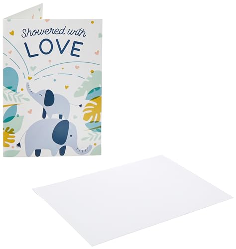 Amazon.com Gift Card for any amount in a Baby Elephant Greeting Card