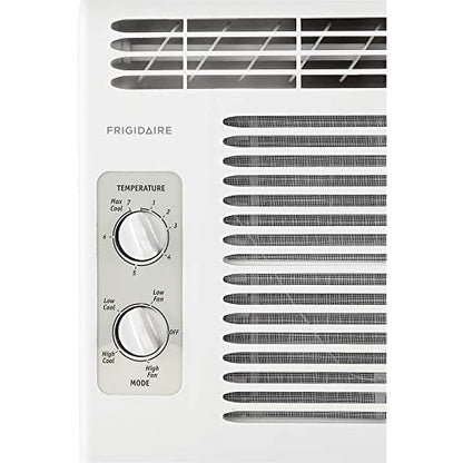 Frigidaire FFRA051WAE Window-Mounted Room Air Conditioner, 5,000 BTU with Temperature Control and Easy-to-Clean Washable Filter, in White